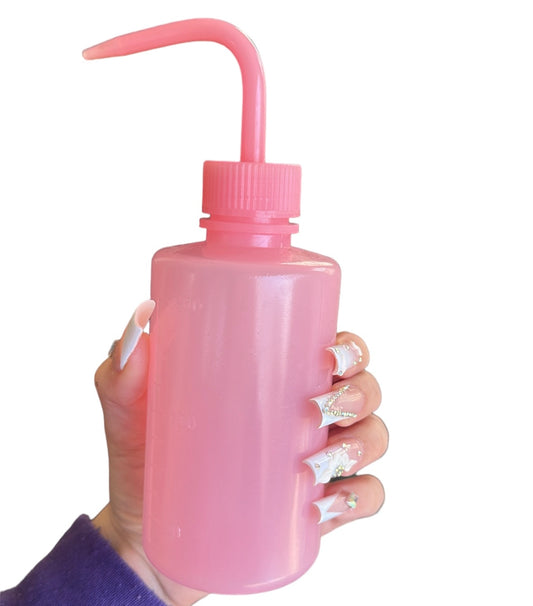 Pink Squeeze Wash Bottle