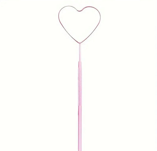 Pink Heart Lash Mirror